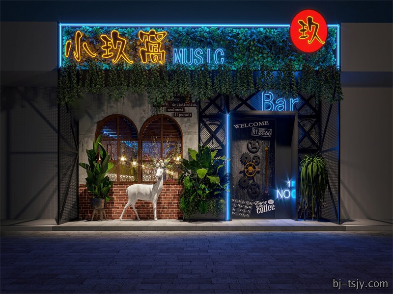小酒窝音乐餐吧780㎡|餐饮空间|