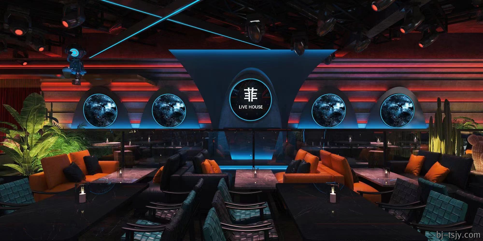 音乐主题餐厅1200㎡|饭店|